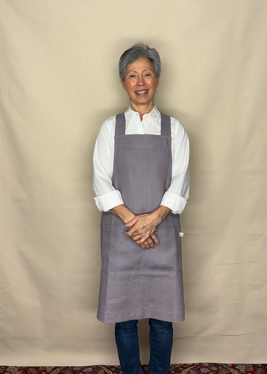 Lavender, Japanese Apron