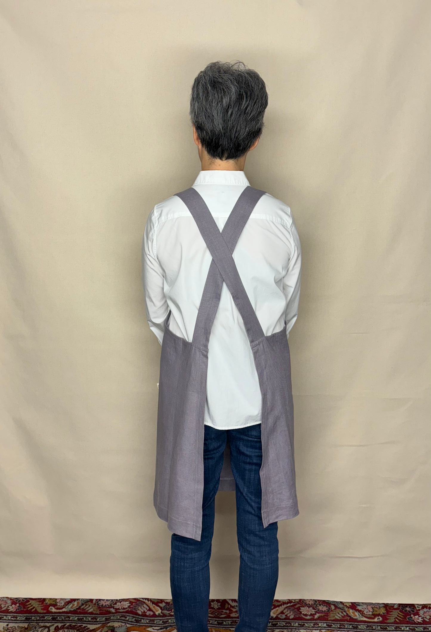 Lavender, Japanese Apron