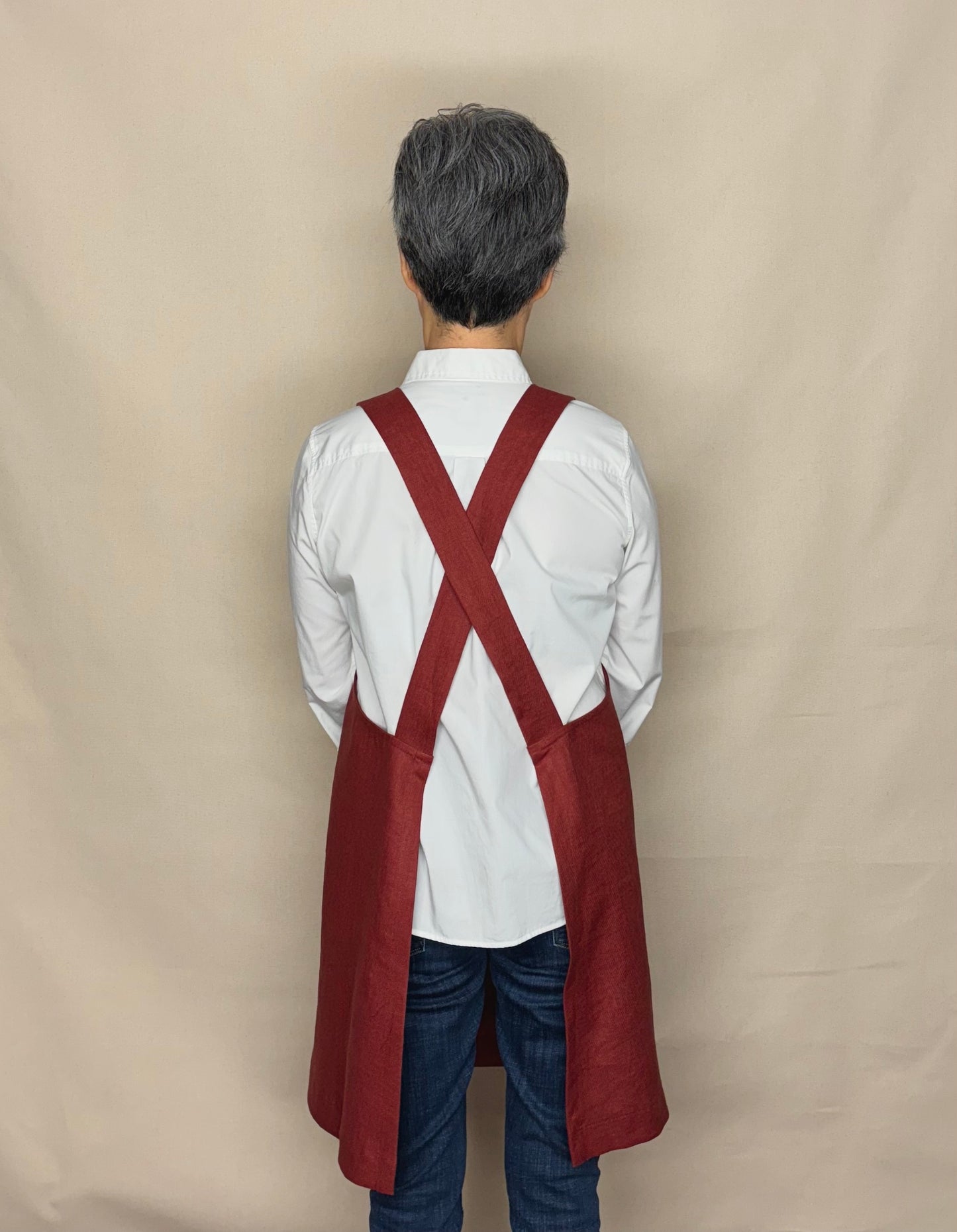 Merlot Red, Japanese Apron