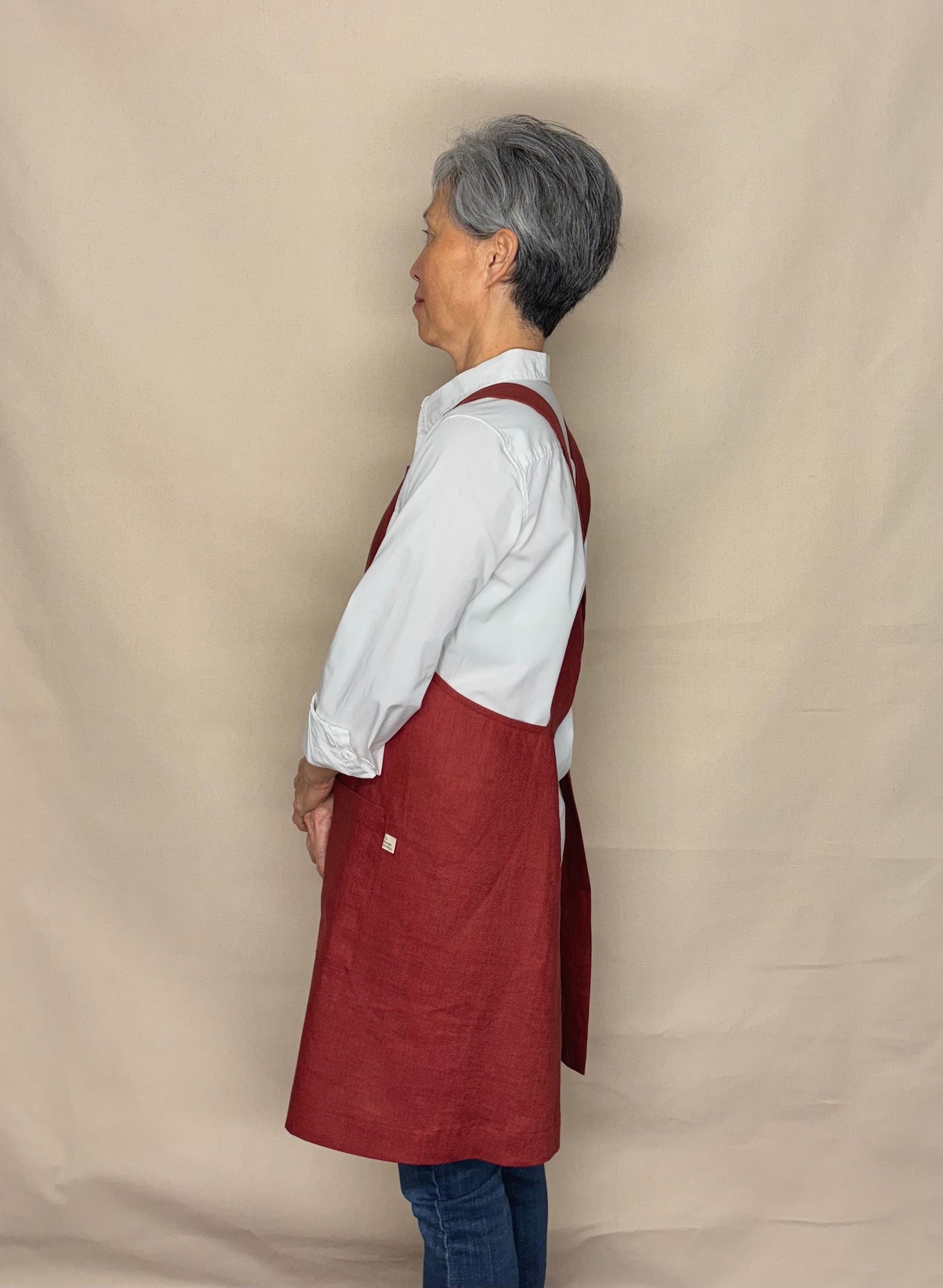 Merlot Red, Japanese Apron