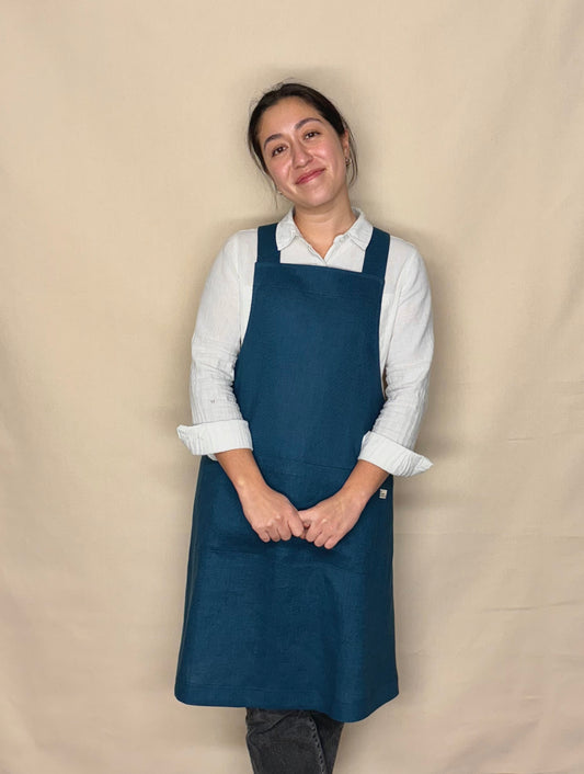 Royal Blue, Japanese Apron