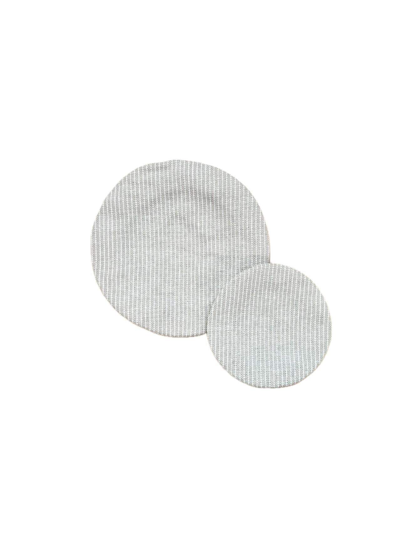 Beeswax Jar Covers, Oatmeal Pinstripe