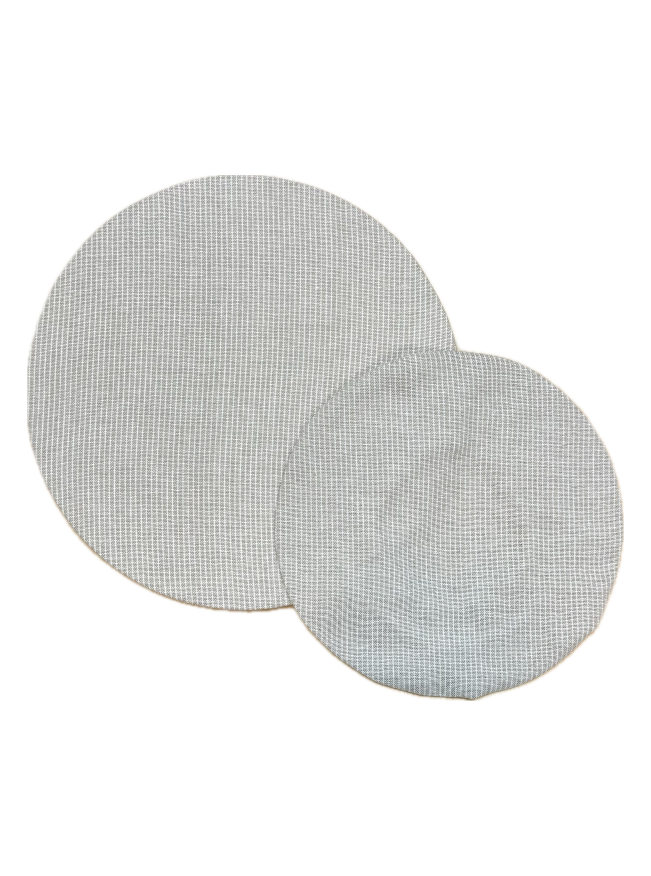 Beeswax Bowl Covers, Oatmeal Pinstripe