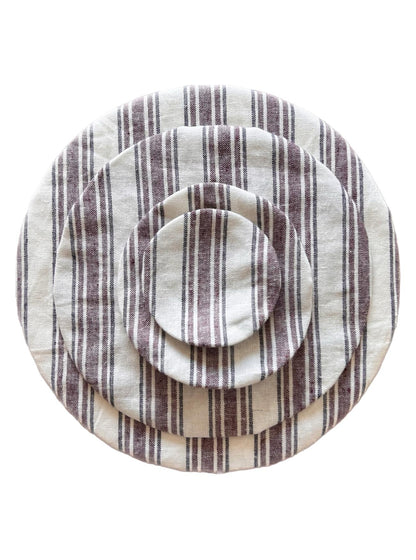 Bowl & Jar Cover Set, Nantucket Wine