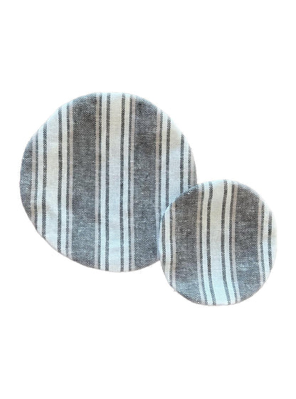 Nantucket Sage Stripe, Jar Covers
