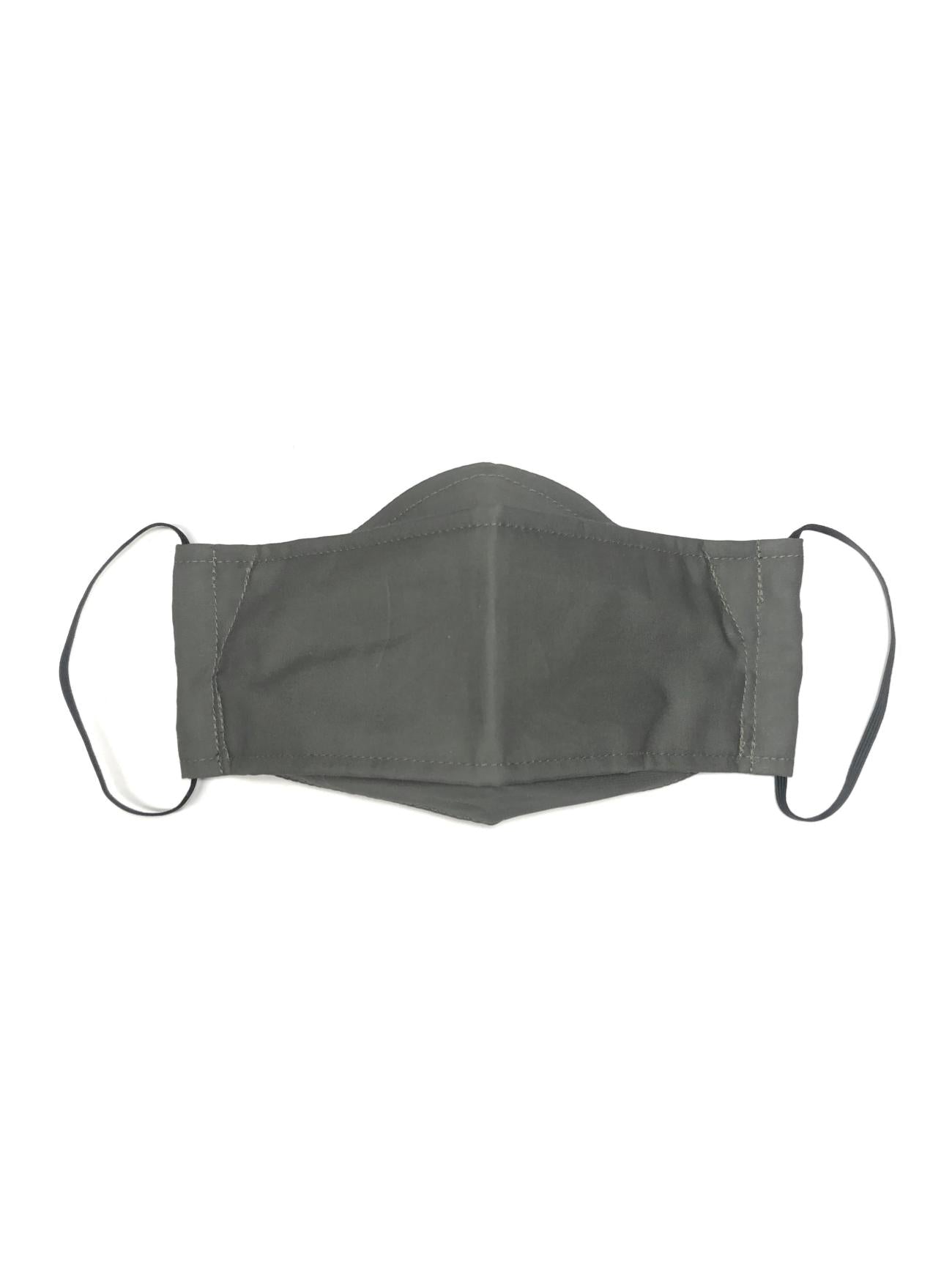 Stone Grey, Reusable Face Mask [3-layers]