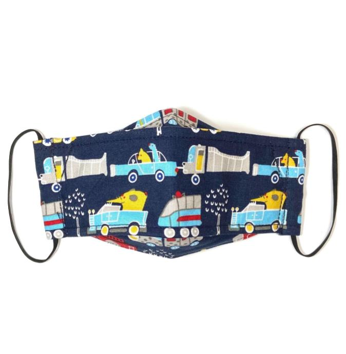 Trucks & Friends, Child's Reusable Face Mask [3-layers]